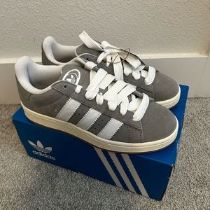 Grey and white Adidas Campus 00s